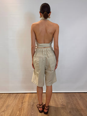 Camicia con scollatura dietro