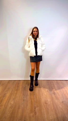 Piumino caban crystal nylon Pinko