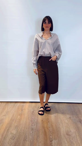 Camicia a righe over
