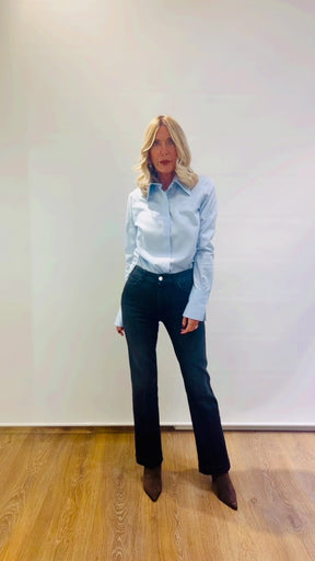 Denim trombetta nero