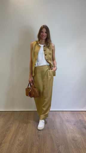 Completo gonna lunga gilet