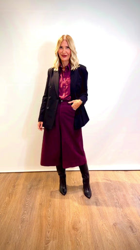 Giacca doppiopetto nera